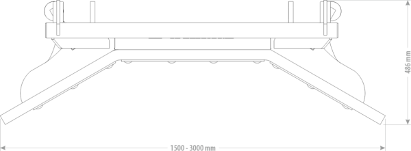 Gummischieber für Frontlader, Schieber mit EURO-Aufnahme, Anbaugeräte für Frontlader, Mistschieber, Hoflader